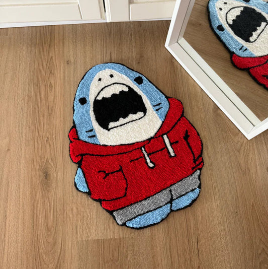 Angry Shark Rug