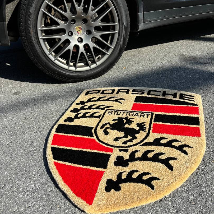 Porsche Logo Rug
