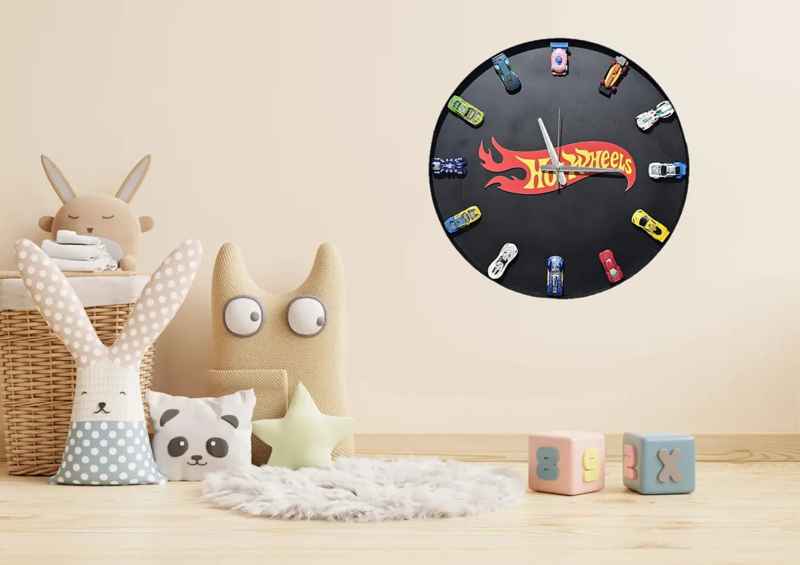 Hot wheels clock