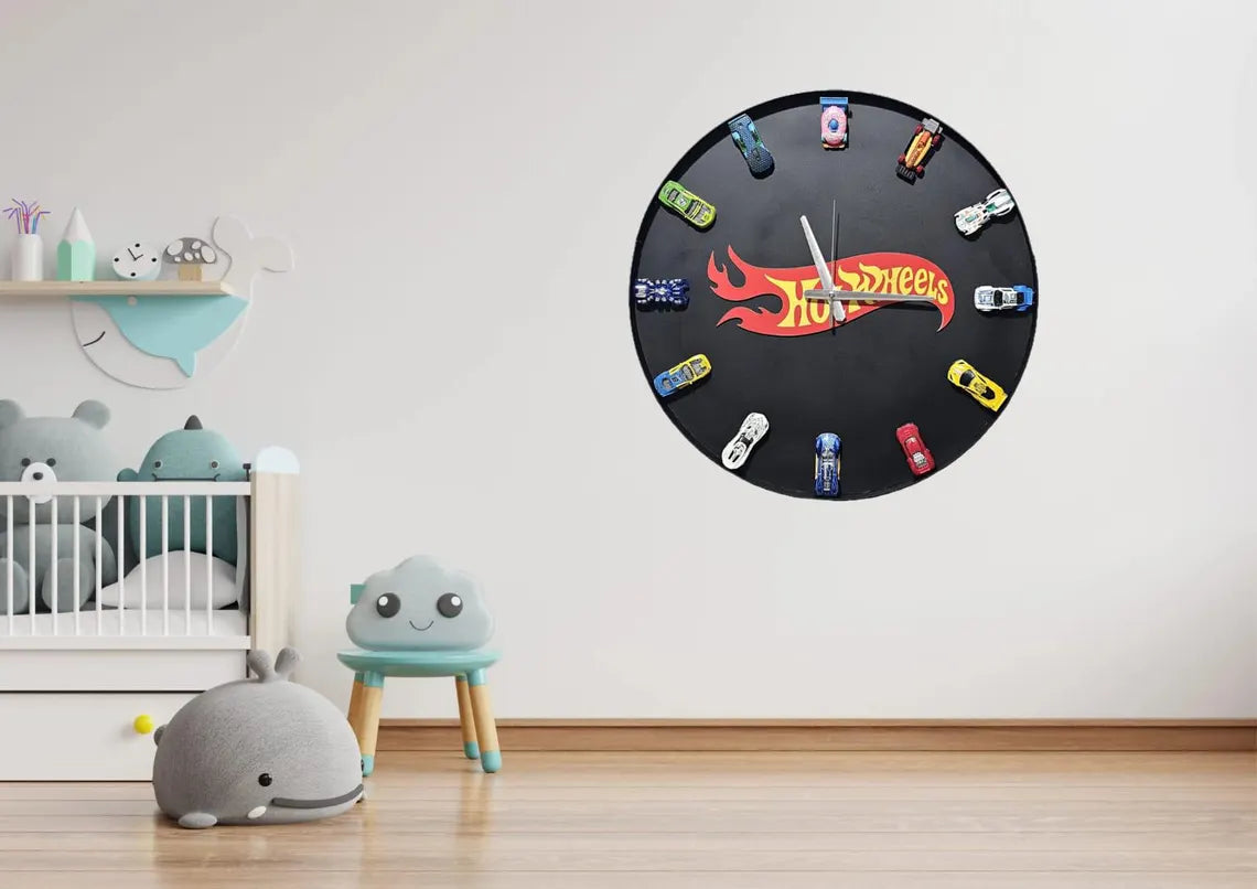 Hot wheels clock