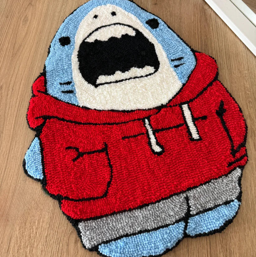 Angry Shark Rug