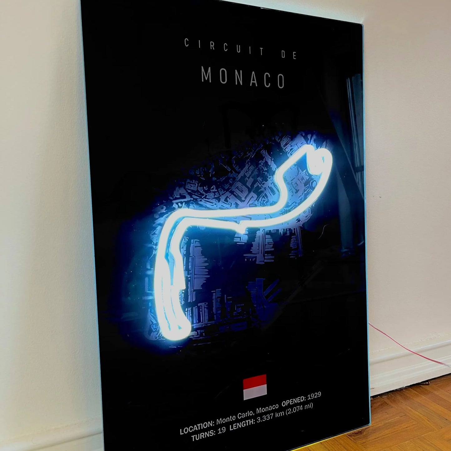 Monaco F1 track LED Frame